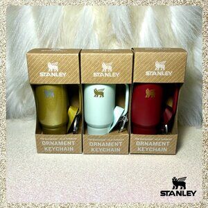 ✨ NWT/NIB Set of 3 Stanley The Quencher H2.0 Mini Tumbler Keychains/Ornaments